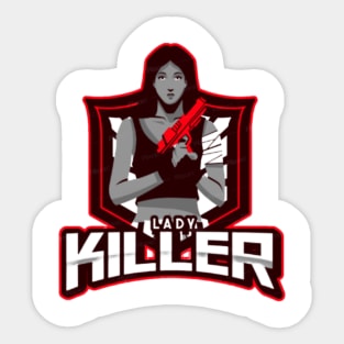 Pubg lady killer Sticker